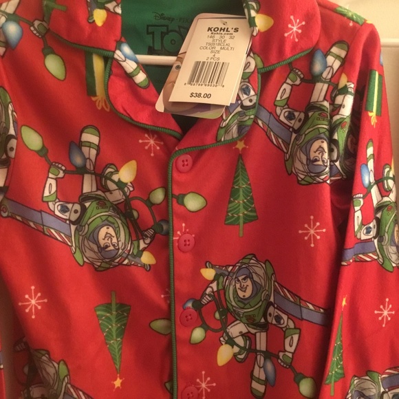 Boys Buzz Lightyear Pajamas - Picture 3 of 3